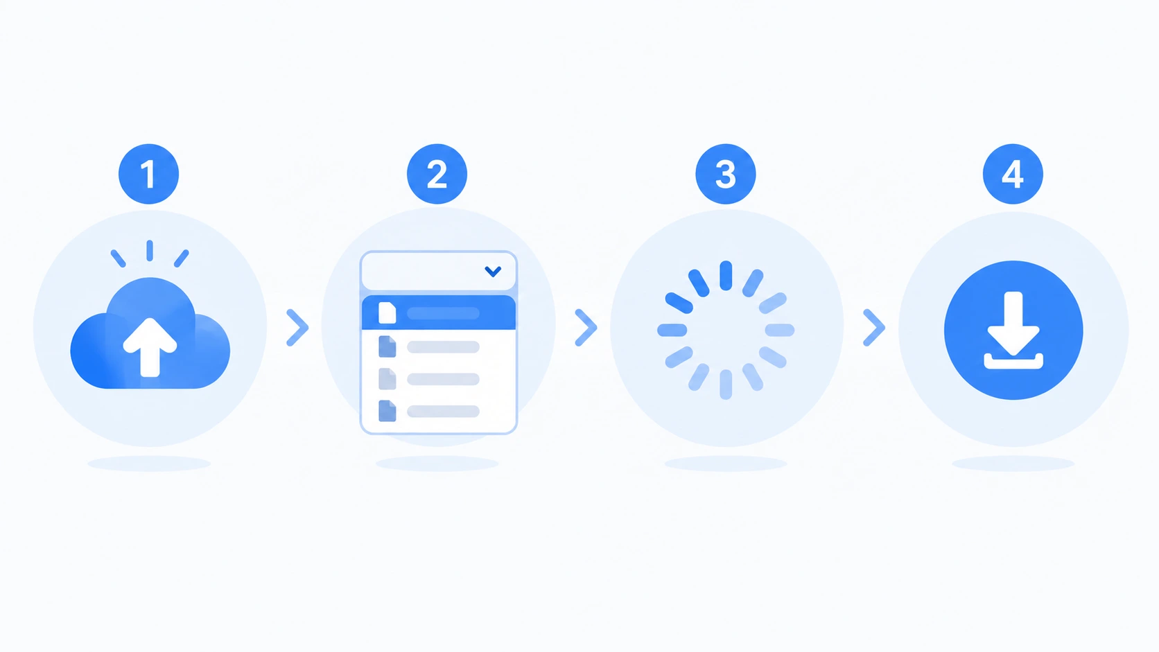 Four steps to convert a video file to MP3 audio online